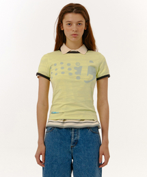 Dot-Com Women Tee Yellow