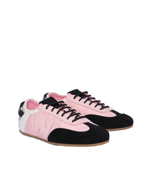 MSGM(エムエスジーエム)の「MSGM Super Light スエードスニーカー(スニーカー・レディース・ブラック/ピンク・38/37)」の1枚目の写真