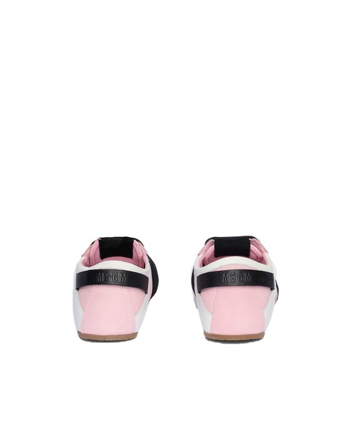 MSGM(エムエスジーエム)の「MSGM Super Light スエードスニーカー(スニーカー・レディース・ブラック/ピンク・38/37)」の3枚目の写真