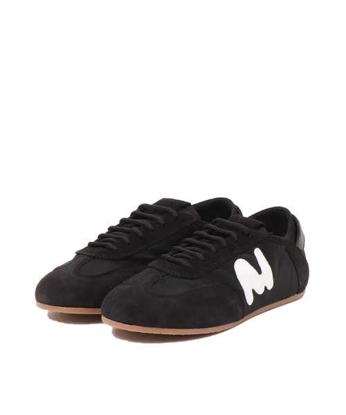 MSGM(エムエスジーエム)の「MSGM Super Light スエードスニーカー(スニーカー・レディース・ブラック/ピンク・38/37)」の5枚目の写真