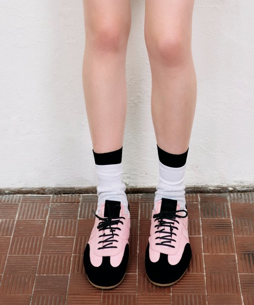 MSGM(エムエスジーエム)の「MSGM Super Light スエードスニーカー(スニーカー・レディース・ブラック/ピンク・38/37)」の13枚目の写真