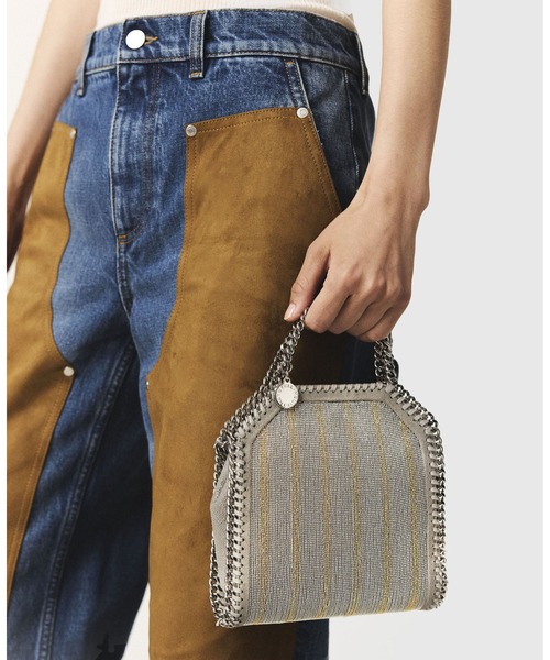 STELLA McCARTNEY / ステラマッカートニー | ファラベラ タイニー メタリック チェーン ショルダーバッグ | シルバー | レディース Stella McCartney（ステラ・マッカートニー） ショルダーバッグ