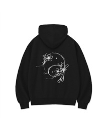MOON BLOOM OVER FIT 2-WAY ZIP-UP (2color)