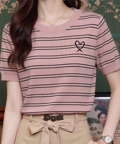 COTOO♡半袖ニット38 CIAOPANIC TYPY｜【willow】透かし編みコンパクト半袖ニット | Rakuten
