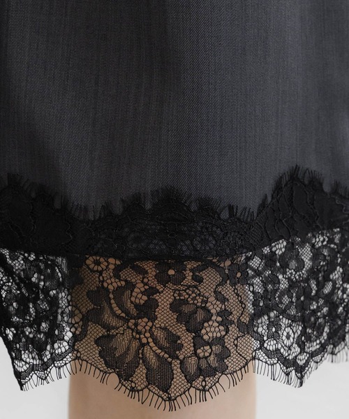 RAGEBLUE（レイジブルー）の「TR裾レースハーフパンツ（スラックス・レディース・ブラック/ブラウン・FREE）」の11枚目の写真