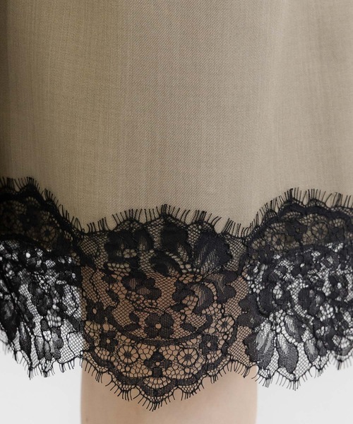 RAGEBLUE（レイジブルー）の「TR裾レースハーフパンツ（スラックス・レディース・ブラック/ブラウン・FREE）」の12枚目の写真
