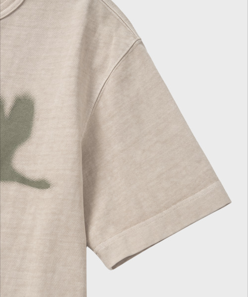 NONBLANK(ノンブランク)の「PAUSE BIRD HS Tシャツ_BEIGE(Tシャツ/カットソー・メンズ・ベージュ・MEDIUM/LARGE/X-LARGE)」の5枚目の写真