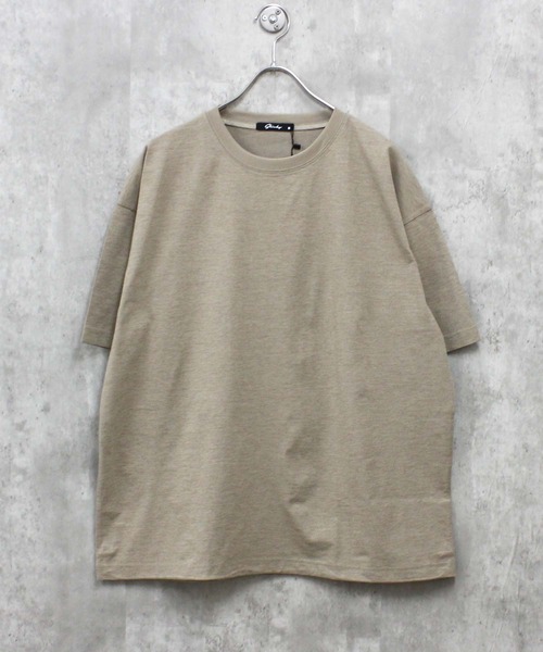 SHISKY(シスキー)の「マルチファンクション 無地 オーバーサイズ Tシャツ(Tシャツ/カットソー・メンズ・チャコール/オフホワイト/カーキ/ブラック・M/L/XL)」の7枚目の写真
