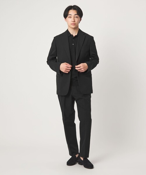 green label relaxing（グリーンレーベルリラクシング）の「A+ PERTEX UNLIMITED コットンライク リラックス セットアップジャケット -ウォッシャブル・ストレッチ・撥水-（テーラードジャケット・メンズ・オリーブ/ブラック・L/XL/M/S）」の10枚目の写真