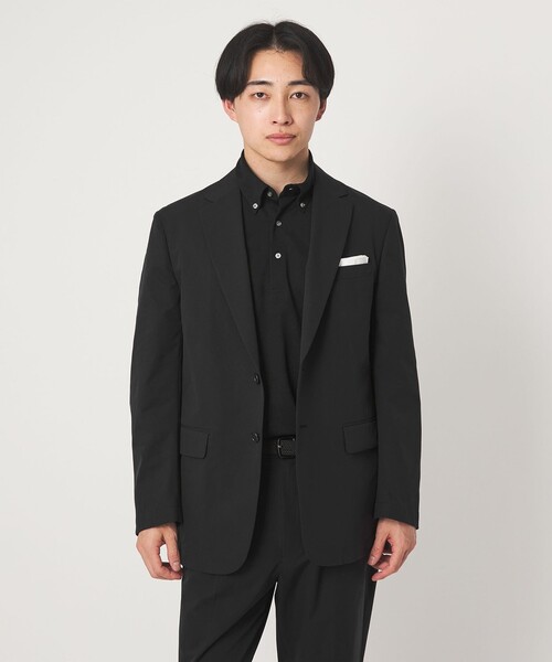 green label relaxing（グリーンレーベルリラクシング）の「A+ PERTEX UNLIMITED コットンライク リラックス セットアップジャケット -ウォッシャブル・ストレッチ・撥水-（テーラードジャケット・メンズ・オリーブ/ブラック・L/XL/M/S）」の13枚目の写真