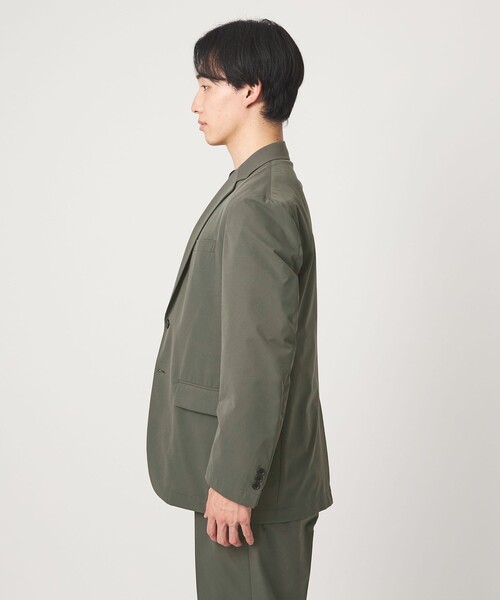 green label relaxing（グリーンレーベルリラクシング）の「A+ PERTEX UNLIMITED コットンライク リラックス セットアップジャケット -ウォッシャブル・ストレッチ・撥水-（テーラードジャケット・メンズ・オリーブ/ブラック・L/XL/M/S）」の16枚目の写真