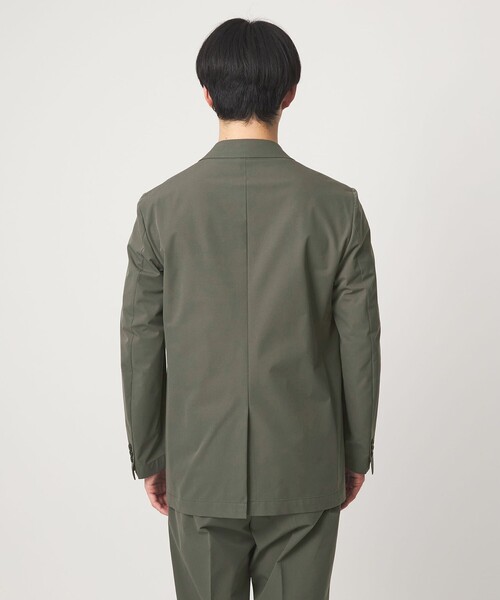 green label relaxing（グリーンレーベルリラクシング）の「A+ PERTEX UNLIMITED コットンライク リラックス セットアップジャケット -ウォッシャブル・ストレッチ・撥水-（テーラードジャケット・メンズ・オリーブ/ブラック・L/XL/M/S）」の17枚目の写真