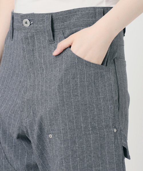 Dickies(ディッキーズ)の「Dickies 別注 PAINTER パンツ(その他パンツ・レディース・ホワイト/チャコールグレー・30/32)」の5枚目の写真