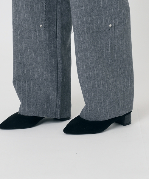 Dickies(ディッキーズ)の「Dickies 別注 PAINTER パンツ(その他パンツ・レディース・ホワイト/チャコールグレー・30/32)」の6枚目の写真