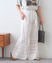 CIAOPANIC TYPY | 【india】ピンタックレースフレアパンツ(その他パンツ)