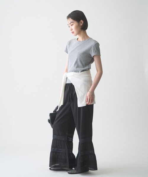 CIAOPANIC TYPY(チャオパニックティピー)の「【india】ピンタックレースフレアパンツ(その他パンツ・レディース・ブラック/オフホワイト/ブラウン・LARGE/MEDIUM/SMALL)」の22枚目の写真