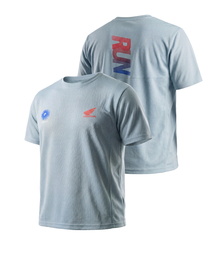 Seoul Motorcycle Running Short Sleeve Blue Gray