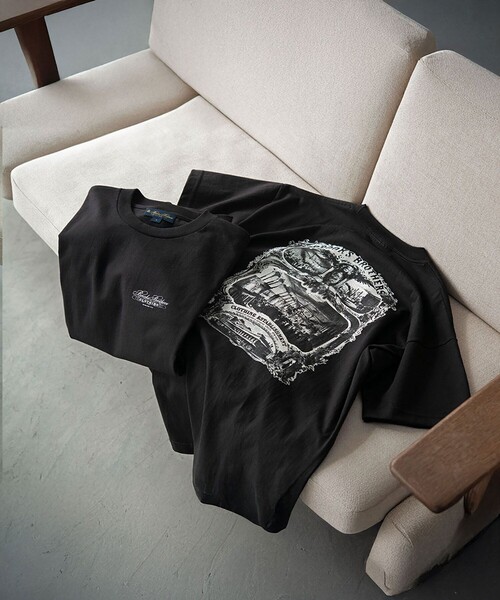 BROOKS BROTHERS（ブルックスブラザーズ）の「コットン　アーカイブプリント　Tシャツ　Made in USA（Tシャツ/カットソー・メンズ・ブラック/ブラック系その他/ホワイト/ホワイト系その他・LARGE/MEDIUM/SMALL）」の3枚目の写真