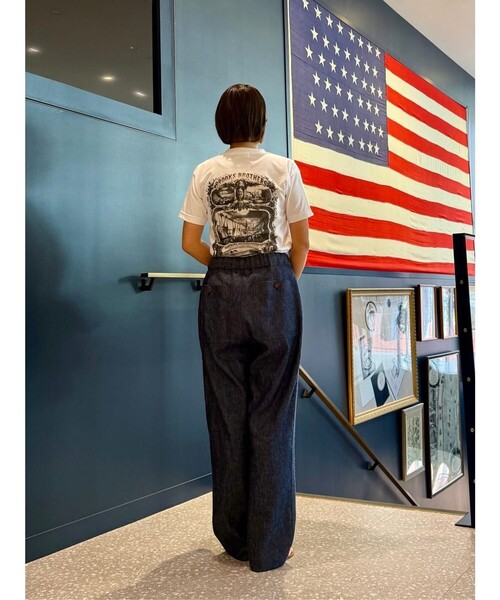 BROOKS BROTHERS（ブルックスブラザーズ）の「コットン　アーカイブプリント　Tシャツ　Made in USA（Tシャツ/カットソー・メンズ・ブラック/ブラック系その他/ホワイト/ホワイト系その他・LARGE/MEDIUM/SMALL）」の8枚目の写真