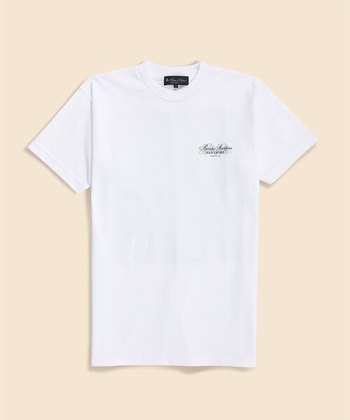 BROOKS BROTHERS（ブルックスブラザーズ）の「コットン　アーカイブプリント　Tシャツ　Made in USA（Tシャツ/カットソー・メンズ・ブラック/ブラック系その他/ホワイト/ホワイト系その他・LARGE/MEDIUM/SMALL）」の10枚目の写真