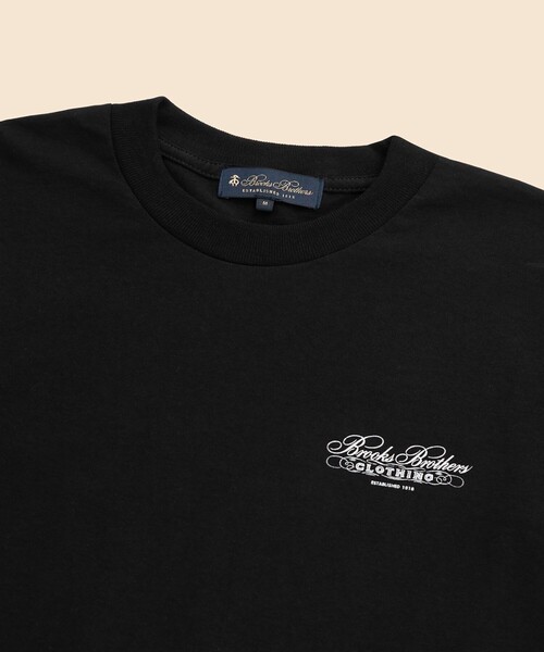 BROOKS BROTHERS（ブルックスブラザーズ）の「コットン　アーカイブプリント　Tシャツ　Made in USA（Tシャツ/カットソー・メンズ・ブラック/ブラック系その他/ホワイト/ホワイト系その他・LARGE/MEDIUM/SMALL）」の14枚目の写真