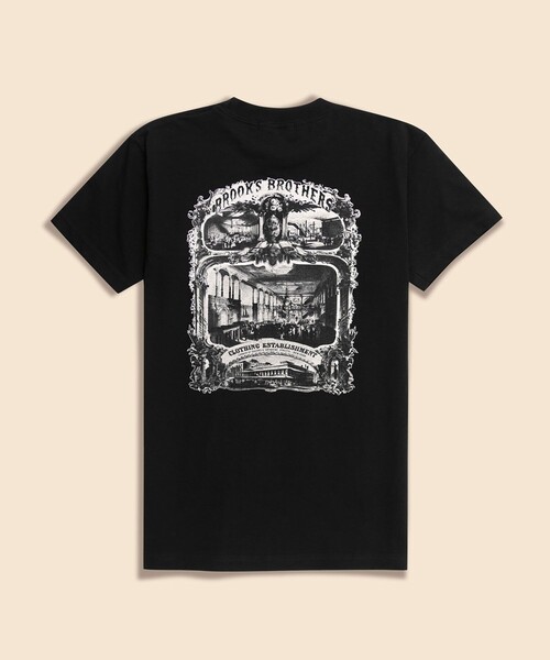 BROOKS BROTHERS（ブルックスブラザーズ）の「コットン　アーカイブプリント　Tシャツ　Made in USA（Tシャツ/カットソー・メンズ・ブラック/ブラック系その他/ホワイト/ホワイト系その他・LARGE/MEDIUM/SMALL）」の15枚目の写真