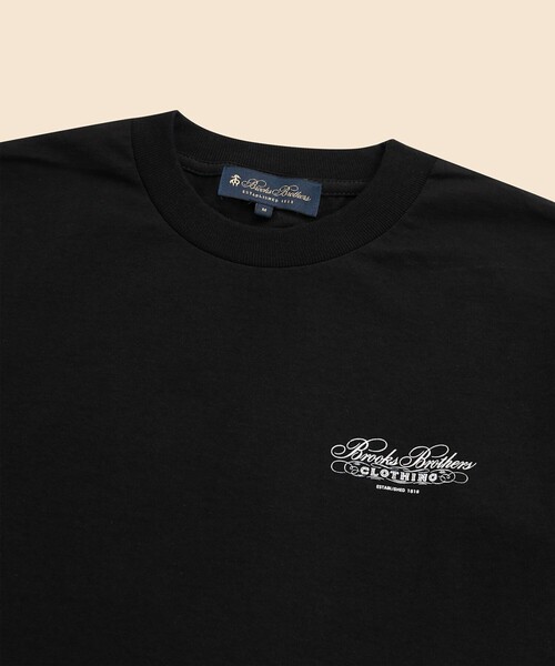 BROOKS BROTHERS（ブルックスブラザーズ）の「コットン　アーカイブプリント　Tシャツ　Made in USA（Tシャツ/カットソー・メンズ・ブラック/ブラック系その他/ホワイト/ホワイト系その他・LARGE/MEDIUM/SMALL）」の17枚目の写真