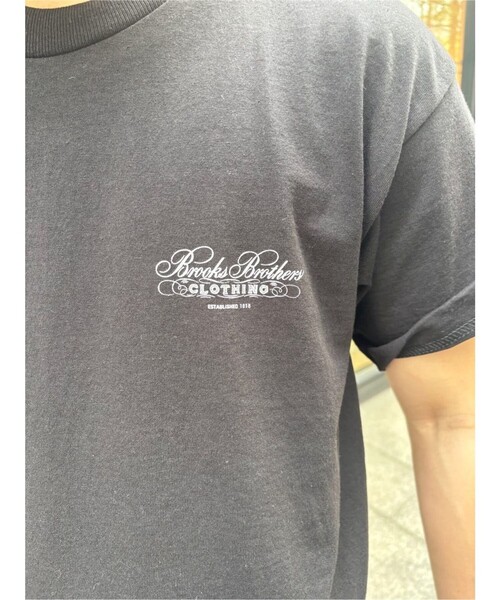 BROOKS BROTHERS（ブルックスブラザーズ）の「コットン　アーカイブプリント　Tシャツ　Made in USA（Tシャツ/カットソー・メンズ・ブラック/ブラック系その他/ホワイト/ホワイト系その他・LARGE/MEDIUM/SMALL）」の21枚目の写真