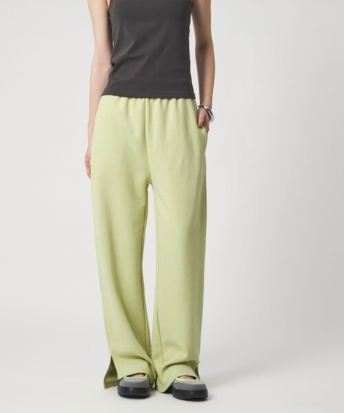 CITEN(シテン)の「<CITEN>カットイージーパンツ(その他パンツ・レディース・ブラック/ホワイト/ライム・M/S)」の3枚目の写真