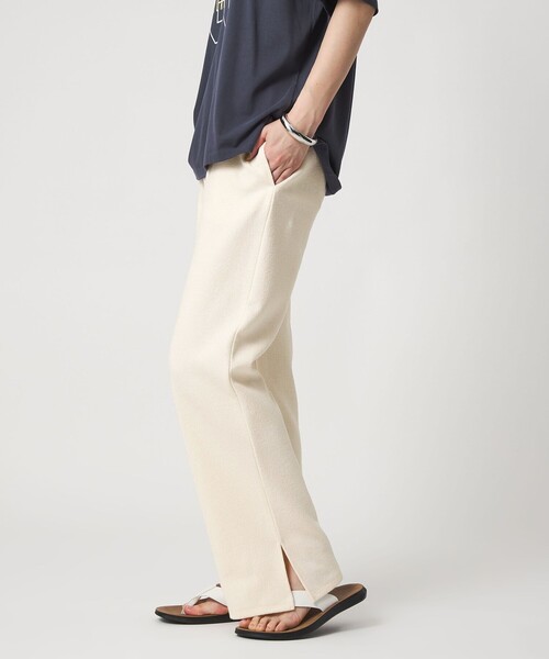 CITEN(シテン)の「<CITEN>カットイージーパンツ(その他パンツ・レディース・ブラック/ホワイト/ライム・M/S)」の4枚目の写真