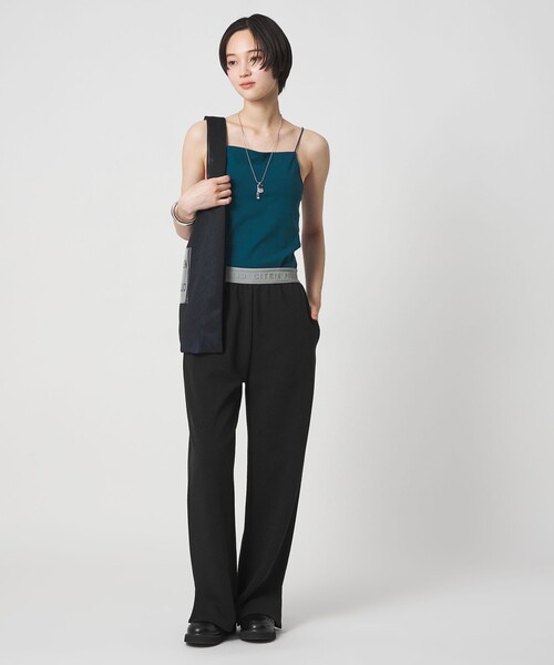 CITEN(シテン)の「<CITEN>カットイージーパンツ(その他パンツ・レディース・ブラック/ホワイト/ライム・M/S)」の9枚目の写真
