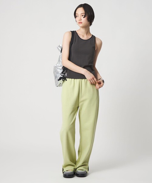 CITEN(シテン)の「<CITEN>カットイージーパンツ(その他パンツ・レディース・ブラック/ホワイト/ライム・M/S)」の11枚目の写真