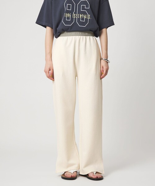 CITEN(シテン)の「<CITEN>カットイージーパンツ(その他パンツ・レディース・ブラック/ホワイト/ライム・M/S)」の12枚目の写真