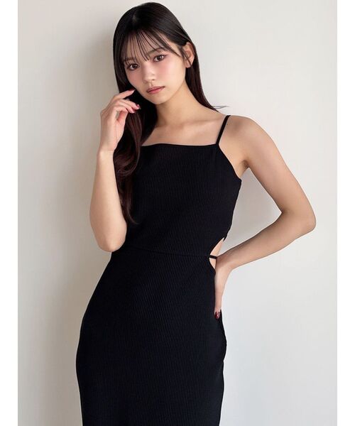 RESEXXY(リゼクシー)の「テレコリブキャミワンピース(ワンピース・レディース・ブラック/ブラウン/ピンク・MEDIUM/SMALL)」の21枚目の写真