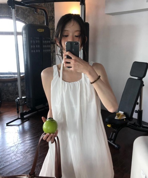 Vipoa(ヴィポア)の「Balloon gather one piece(ワンピース・レディース・ブラック/ホワイト・FREE)」の17枚目の写真