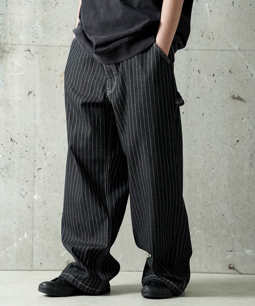 DEVILOCK(デビロック)の「DEVILOCK PAINTER WIDE PANTS(その他パンツ・メンズ・ブルー/サックスブルー/ブラック/インディゴブルー・MEDIUM/LARGE)」の12枚目の写真