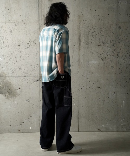DEVILOCK(デビロック)の「DEVILOCK PAINTER WIDE PANTS(その他パンツ・メンズ・ブルー/サックスブルー/ブラック/インディゴブルー・MEDIUM/LARGE)」の6枚目の写真