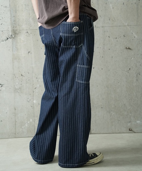 DEVILOCK(デビロック)の「DEVILOCK PAINTER WIDE PANTS(その他パンツ・メンズ・ブルー/サックスブルー/ブラック/インディゴブルー・MEDIUM/LARGE)」の8枚目の写真
