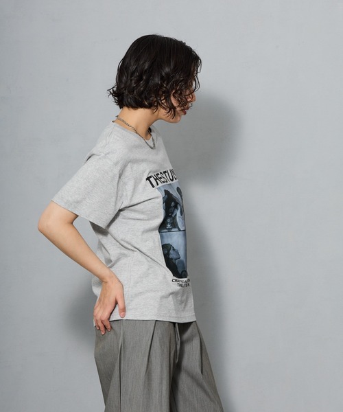 aremoi(アレモイ)の「フォトコラージュ グラフィックプリントTシャツ(Tシャツ/カットソー・レディース・ブラック/ホワイト/グレー・LARGE/MEDIUM/SMALL)」の6枚目の写真
