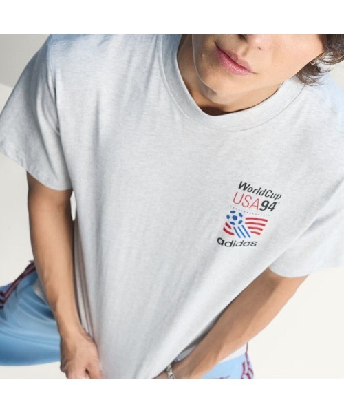 adidas Originals（アディダスオリジナルス）の「adidas GRAPHIC TEE / アディダス グラフィック Tシャツ / KC5425（Tシャツ/カットソー・メンズ・グレー・XL/L/M/S）」の2枚目の写真
