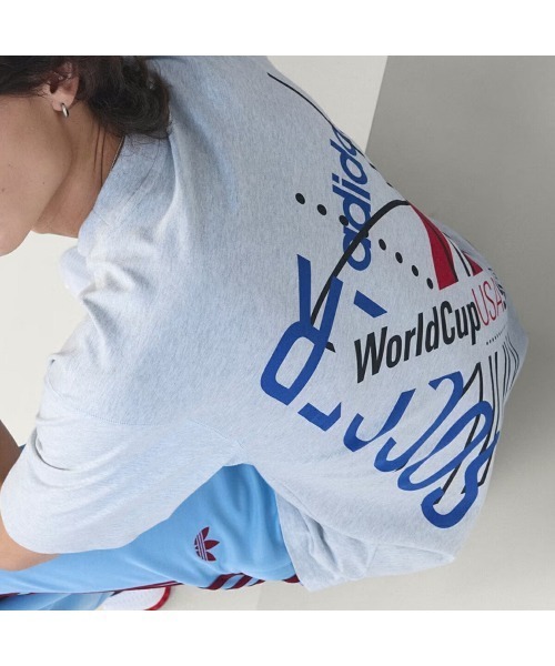 adidas Originals（アディダスオリジナルス）の「adidas GRAPHIC TEE / アディダス グラフィック Tシャツ / KC5425（Tシャツ/カットソー・メンズ・グレー・XL/L/M/S）」の6枚目の写真