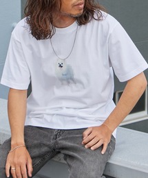 WBSB（ダブルビーエスビー）の「WBSB/ダブルビーエスビー Fave S/S TEE プリントデザイン クルーネック 半袖 Tシャツ 秋 秋服 2026年秋冬（Tシャツ/カットソー）」