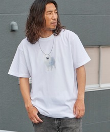 WBSB（ダブルビーエスビー）の「WBSB/ダブルビーエスビー Fave S/S TEE プリントデザイン クルーネック 半袖 Tシャツ 2026年 夏 夏服（Tシャツ/カットソー）」