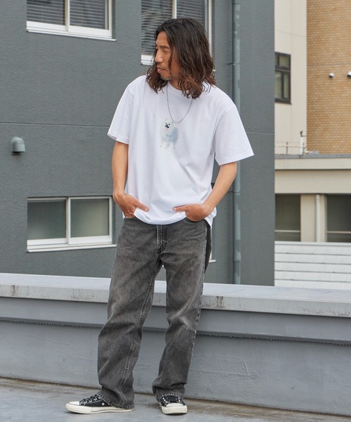 WBSB(ダブルビーエスビー)の「WBSB/ダブルビーエスビー Fave S/S TEE プリントデザイン クルーネック 半袖 Tシャツ 秋 秋服 2026年秋冬(Tシャツ/カットソー・メンズ・ホワイト/ブラック/グレー・M/L/XL)」の17枚目の写真