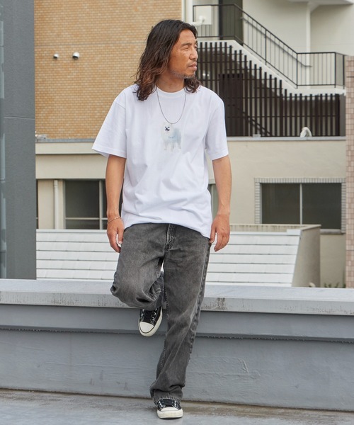 WBSB(ダブルビーエスビー)の「WBSB/ダブルビーエスビー Fave S/S TEE プリントデザイン クルーネック 半袖 Tシャツ 秋 秋服 2026年秋冬(Tシャツ/カットソー・メンズ・ホワイト/ブラック/グレー・M/L/XL)」の18枚目の写真