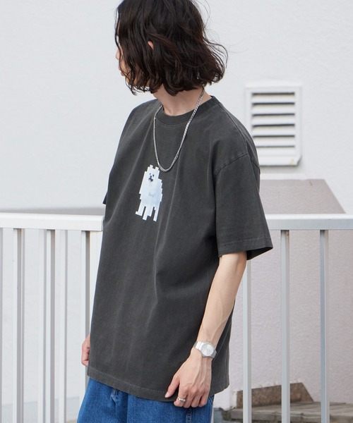 WBSB(ダブルビーエスビー)の「WBSB/ダブルビーエスビー Fave S/S TEE プリントデザイン クルーネック 半袖 Tシャツ 秋 秋服 2026年秋冬(Tシャツ/カットソー・メンズ・ホワイト/ブラック/グレー・M/L/XL)」の22枚目の写真