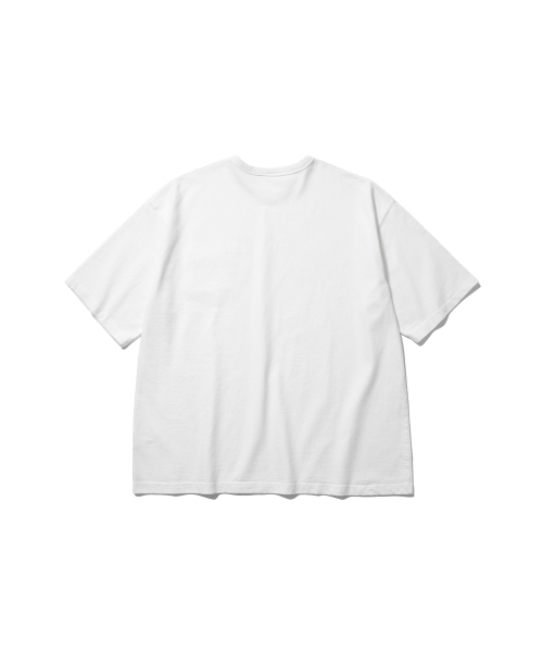 ANGLAN（アングラン）の「Essential Pocket Half Tee - White（Tシャツ/カットソー・メンズ・その他・1/2）」の2枚目の写真