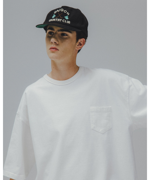 ANGLAN（アングラン）の「Essential Pocket Half Tee - White（Tシャツ/カットソー・メンズ・その他・1/2）」の7枚目の写真