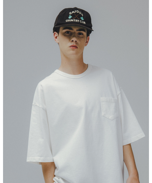 ANGLAN（アングラン）の「Essential Pocket Half Tee - White（Tシャツ/カットソー・メンズ・その他・1/2）」の8枚目の写真