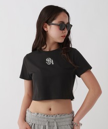 repipi armario（レピピ アルマリオ）の「RAビジューTシャツ（Tシャツ/カットソー）」